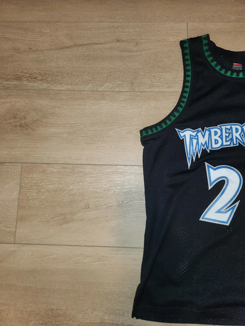 Vintage Y2K Nike NBA Kevin Garnett Minnesota Timberwolves Embroidered Men's Larg